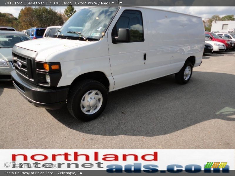 Oxford White / Medium Flint 2011 Ford E Series Van E150 XL Cargo