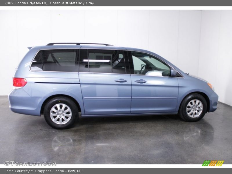 Ocean Mist Metallic / Gray 2009 Honda Odyssey EX