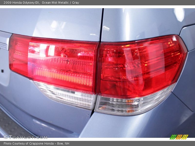 Ocean Mist Metallic / Gray 2009 Honda Odyssey EX