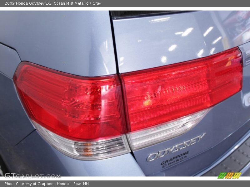 Ocean Mist Metallic / Gray 2009 Honda Odyssey EX