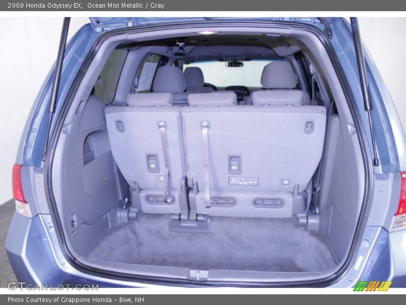 Ocean Mist Metallic / Gray 2009 Honda Odyssey EX