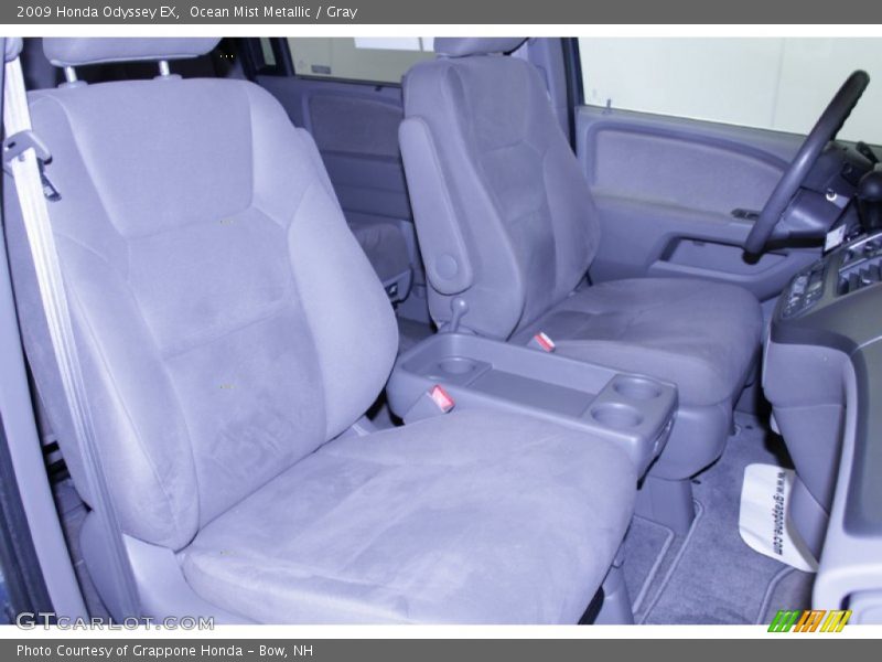 Ocean Mist Metallic / Gray 2009 Honda Odyssey EX