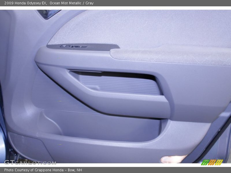 Ocean Mist Metallic / Gray 2009 Honda Odyssey EX