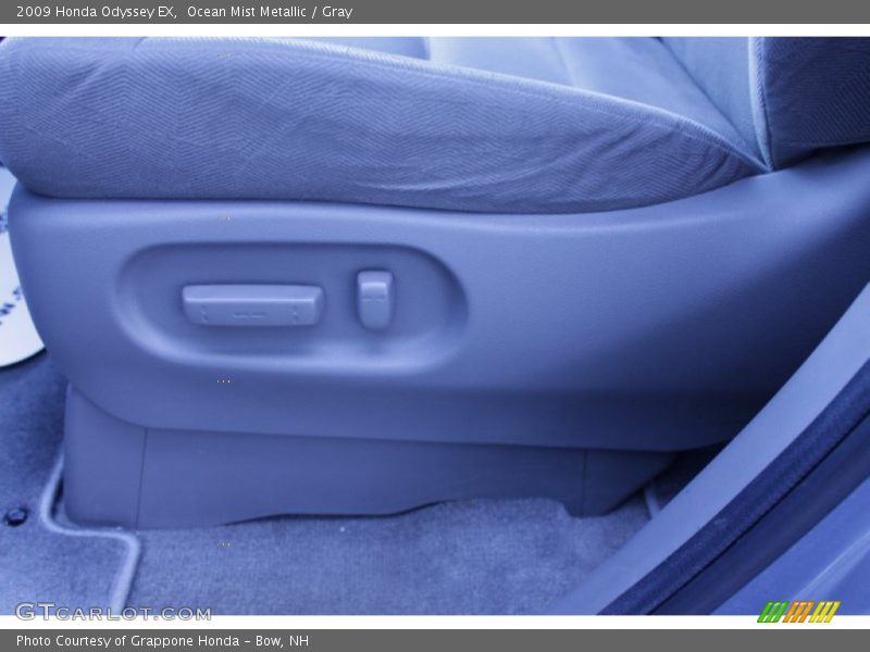 Ocean Mist Metallic / Gray 2009 Honda Odyssey EX
