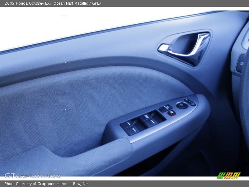 Ocean Mist Metallic / Gray 2009 Honda Odyssey EX