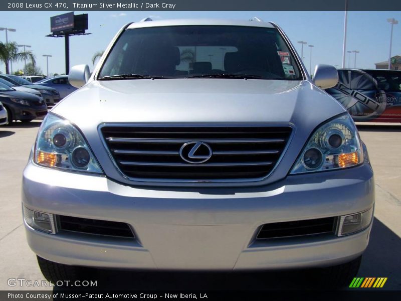 Titanium Silver Metallic / Dark Gray 2008 Lexus GX 470