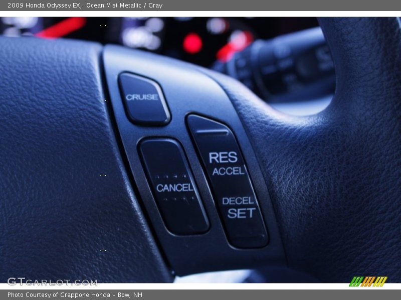 Ocean Mist Metallic / Gray 2009 Honda Odyssey EX