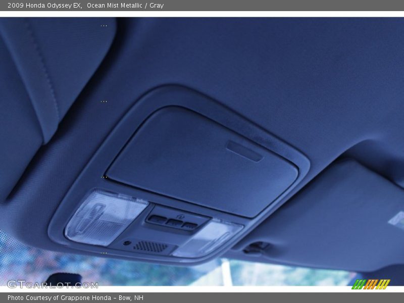 Ocean Mist Metallic / Gray 2009 Honda Odyssey EX