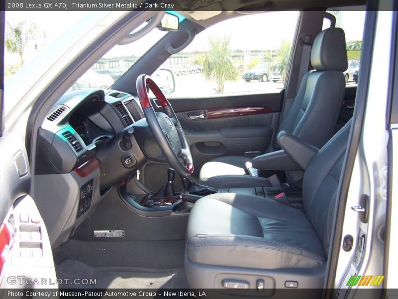 Titanium Silver Metallic / Dark Gray 2008 Lexus GX 470