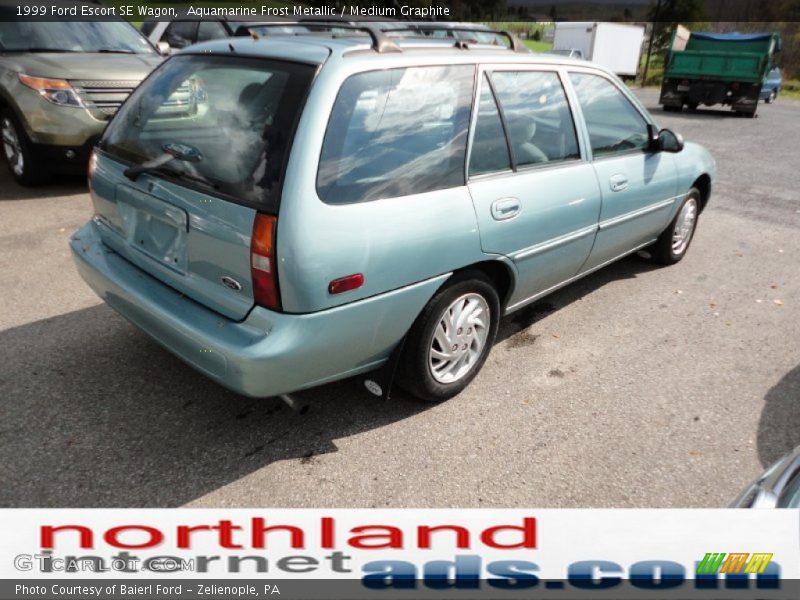 Aquamarine Frost Metallic / Medium Graphite 1999 Ford Escort SE Wagon