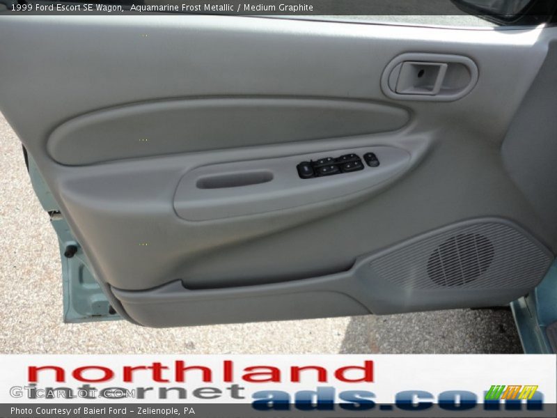 Aquamarine Frost Metallic / Medium Graphite 1999 Ford Escort SE Wagon