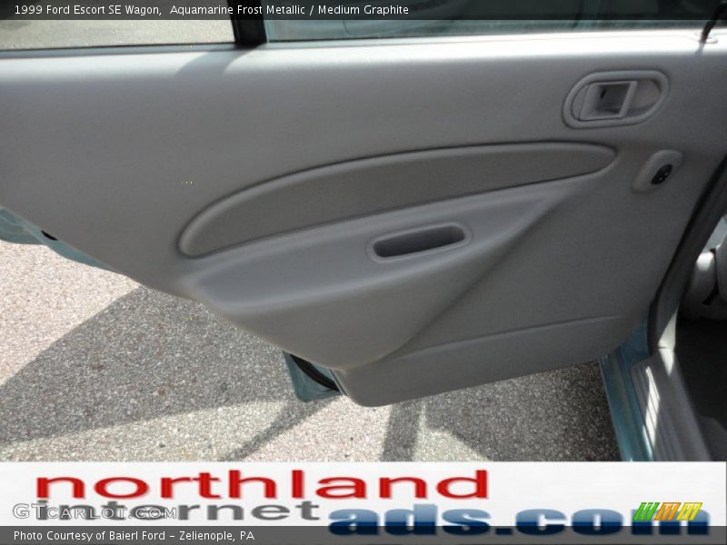 Aquamarine Frost Metallic / Medium Graphite 1999 Ford Escort SE Wagon