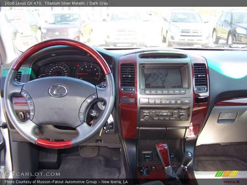 Titanium Silver Metallic / Dark Gray 2008 Lexus GX 470