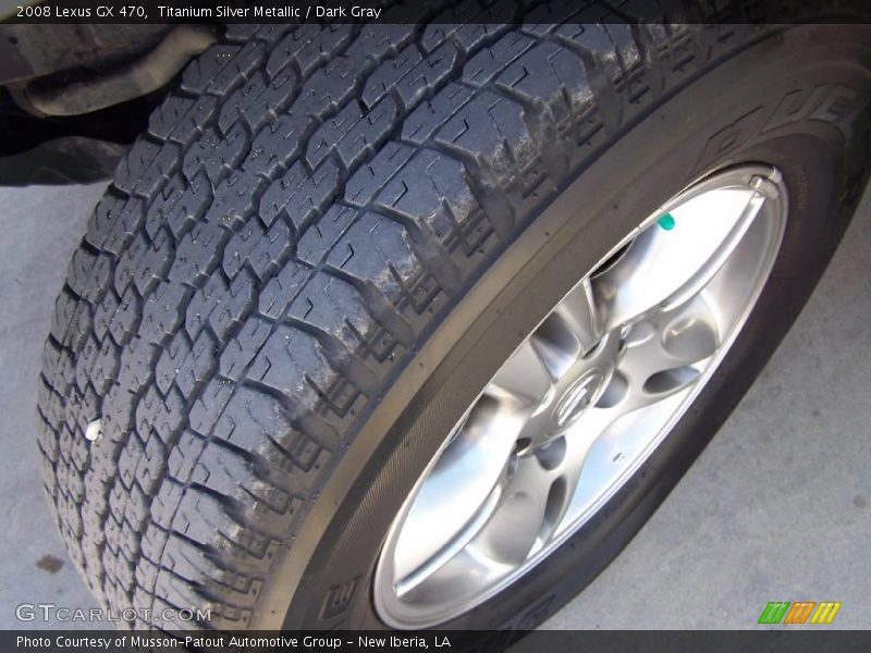 Titanium Silver Metallic / Dark Gray 2008 Lexus GX 470