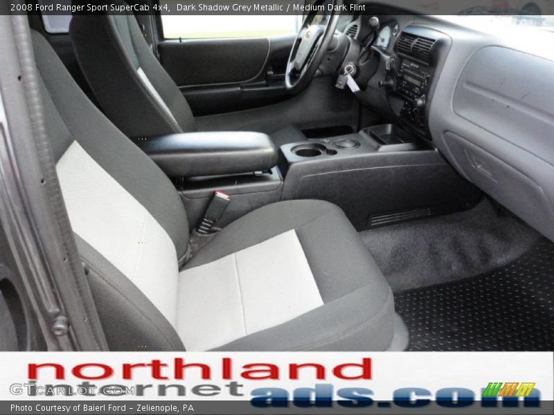 Dark Shadow Grey Metallic / Medium Dark Flint 2008 Ford Ranger Sport SuperCab 4x4