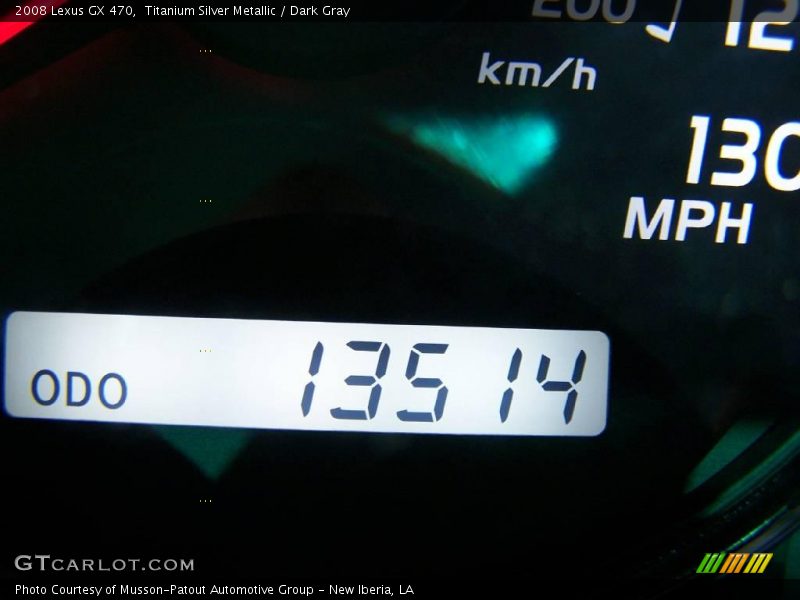 Titanium Silver Metallic / Dark Gray 2008 Lexus GX 470