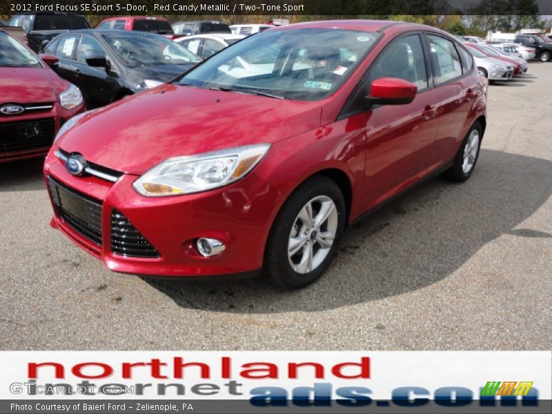 Red Candy Metallic / Two-Tone Sport 2012 Ford Focus SE Sport 5-Door