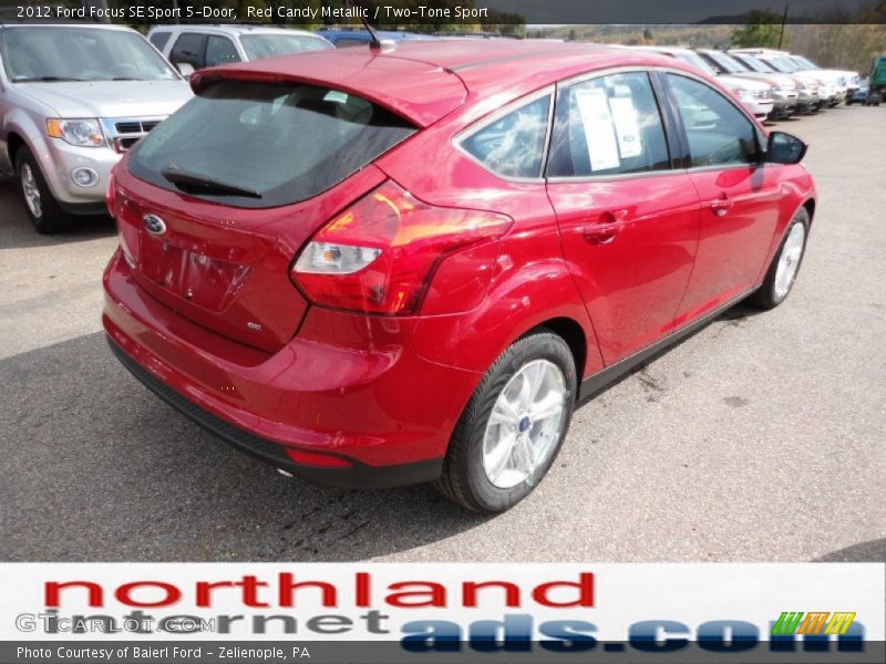Red Candy Metallic / Two-Tone Sport 2012 Ford Focus SE Sport 5-Door