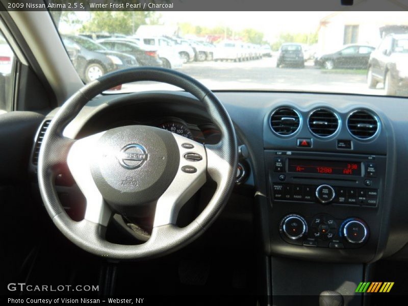 Winter Frost Pearl / Charcoal 2009 Nissan Altima 2.5 S
