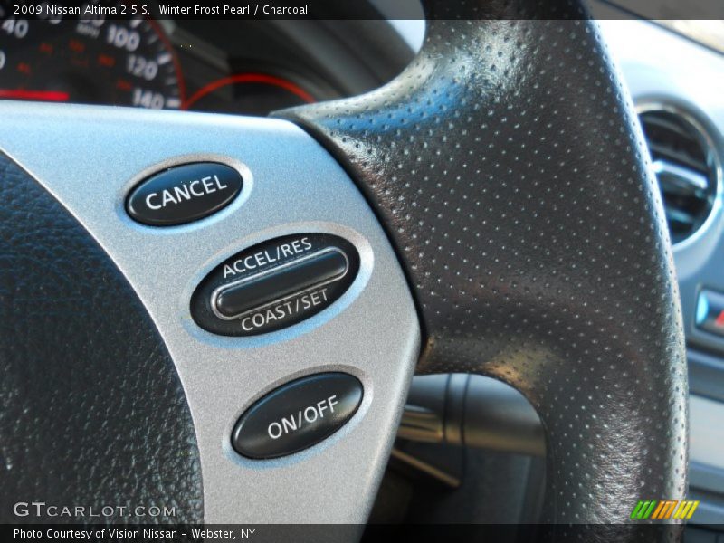 Winter Frost Pearl / Charcoal 2009 Nissan Altima 2.5 S