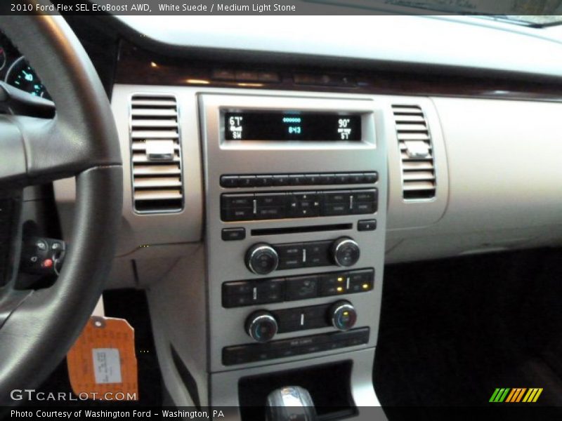 White Suede / Medium Light Stone 2010 Ford Flex SEL EcoBoost AWD