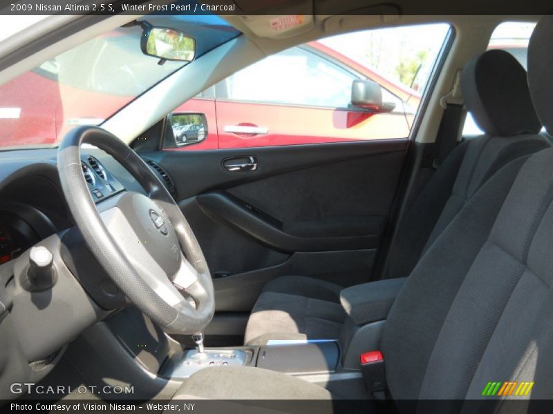 Winter Frost Pearl / Charcoal 2009 Nissan Altima 2.5 S