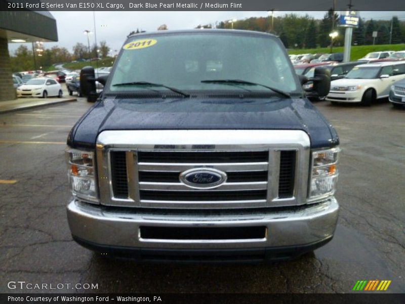 Dark Blue Pearl Metallic / Medium Flint 2011 Ford E Series Van E150 XL Cargo