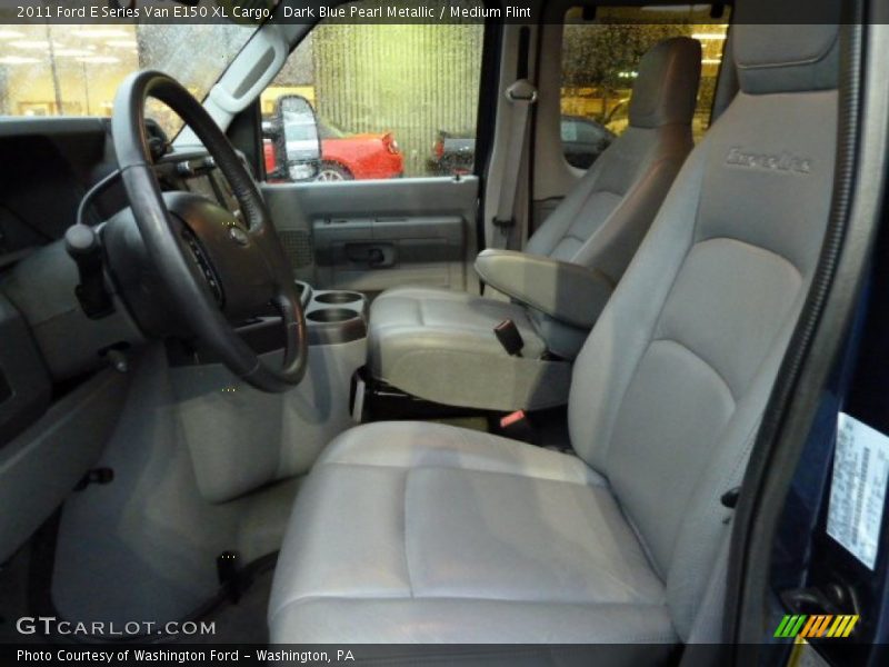 Dark Blue Pearl Metallic / Medium Flint 2011 Ford E Series Van E150 XL Cargo