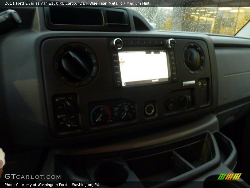 Dark Blue Pearl Metallic / Medium Flint 2011 Ford E Series Van E150 XL Cargo