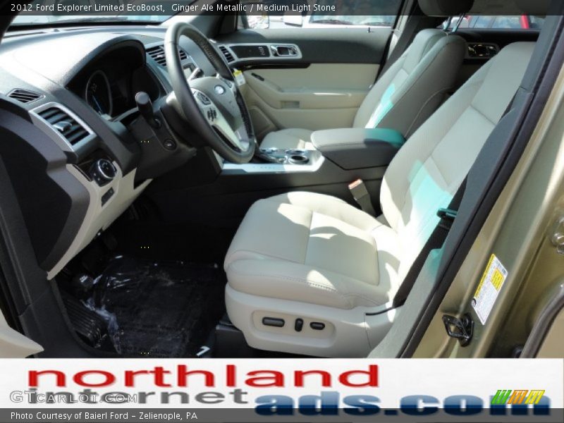 Ginger Ale Metallic / Medium Light Stone 2012 Ford Explorer Limited EcoBoost