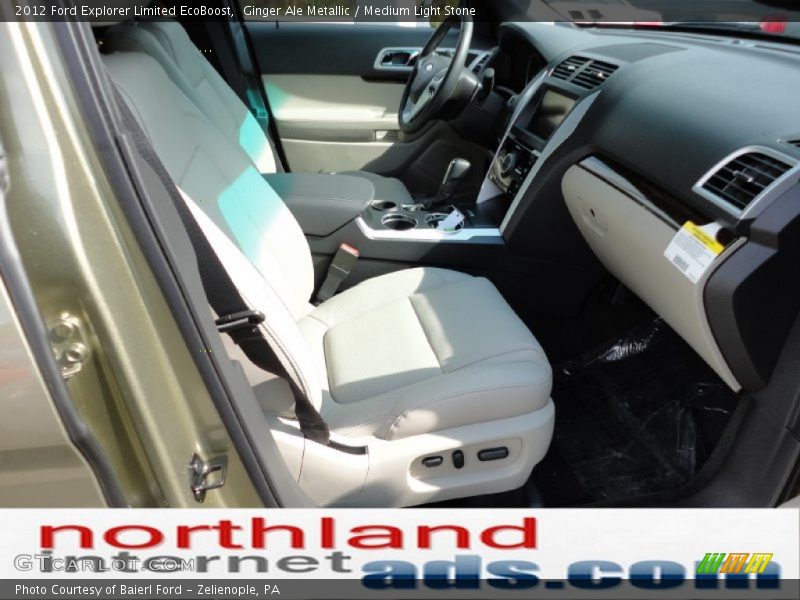 Ginger Ale Metallic / Medium Light Stone 2012 Ford Explorer Limited EcoBoost