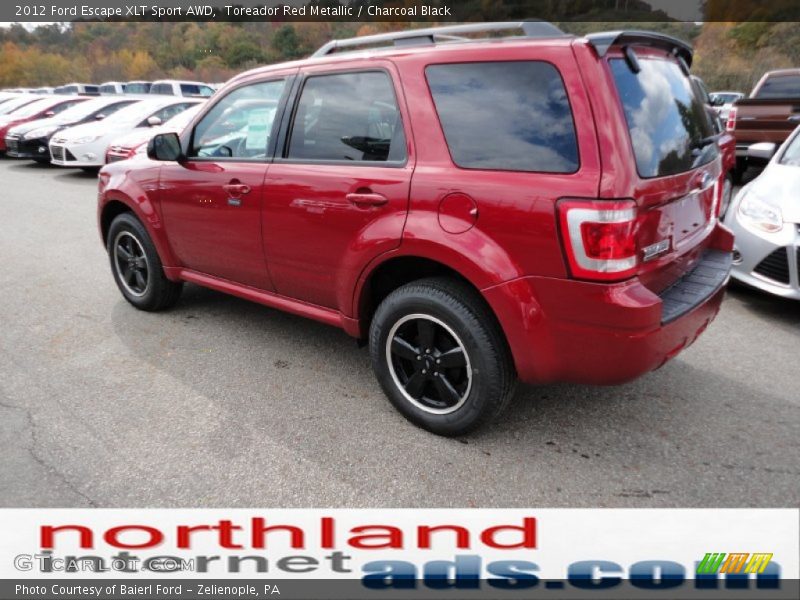 Toreador Red Metallic / Charcoal Black 2012 Ford Escape XLT Sport AWD