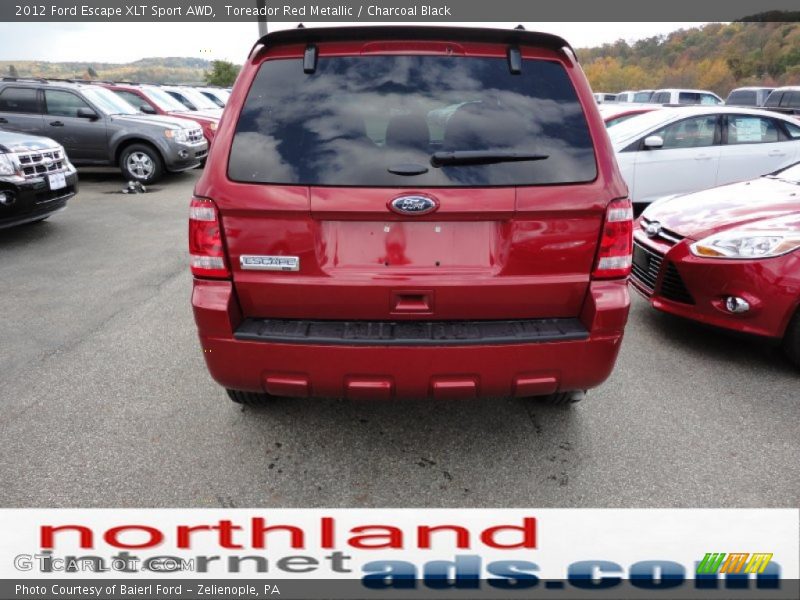 Toreador Red Metallic / Charcoal Black 2012 Ford Escape XLT Sport AWD