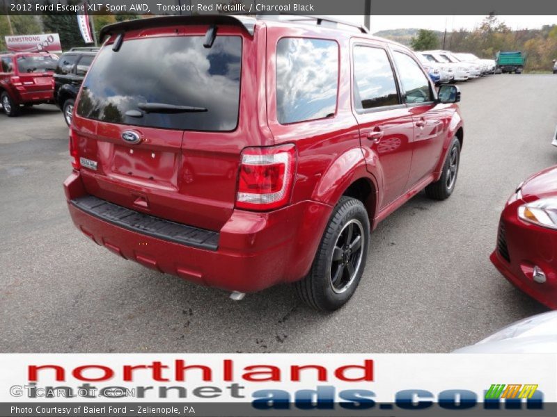 Toreador Red Metallic / Charcoal Black 2012 Ford Escape XLT Sport AWD