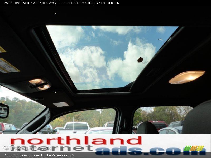 Toreador Red Metallic / Charcoal Black 2012 Ford Escape XLT Sport AWD