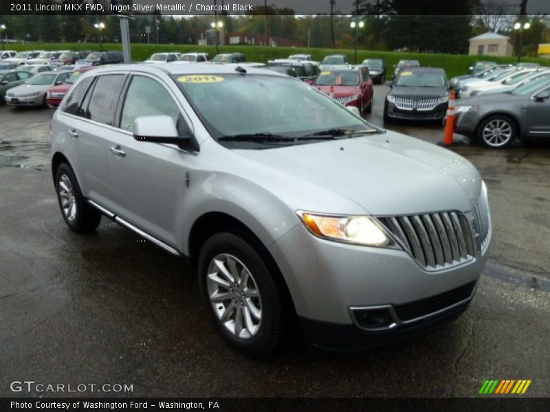 Ingot Silver Metallic / Charcoal Black 2011 Lincoln MKX FWD