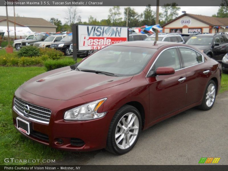 Tuscan Sun Metallic / Charcoal 2009 Nissan Maxima 3.5 S