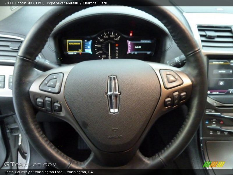 Ingot Silver Metallic / Charcoal Black 2011 Lincoln MKX FWD