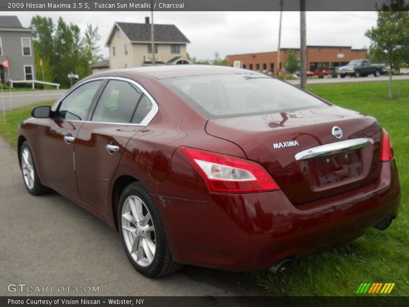 Tuscan Sun Metallic / Charcoal 2009 Nissan Maxima 3.5 S