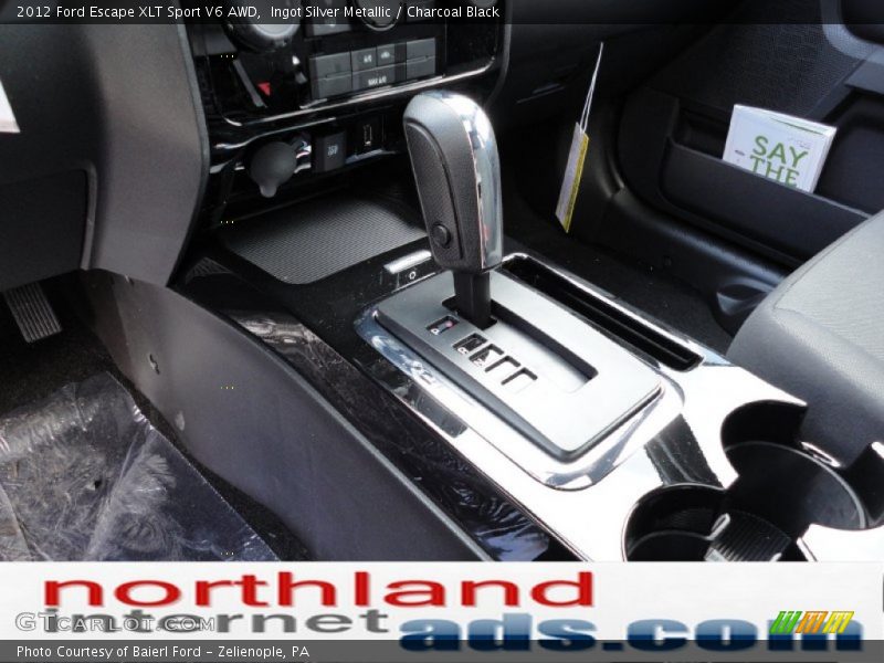 Ingot Silver Metallic / Charcoal Black 2012 Ford Escape XLT Sport V6 AWD