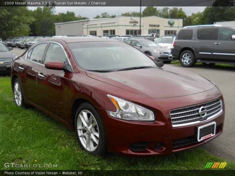 Tuscan Sun Metallic / Charcoal 2009 Nissan Maxima 3.5 S