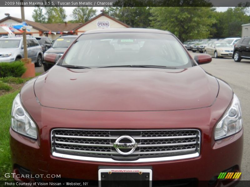 Tuscan Sun Metallic / Charcoal 2009 Nissan Maxima 3.5 S