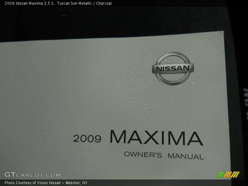 Tuscan Sun Metallic / Charcoal 2009 Nissan Maxima 3.5 S