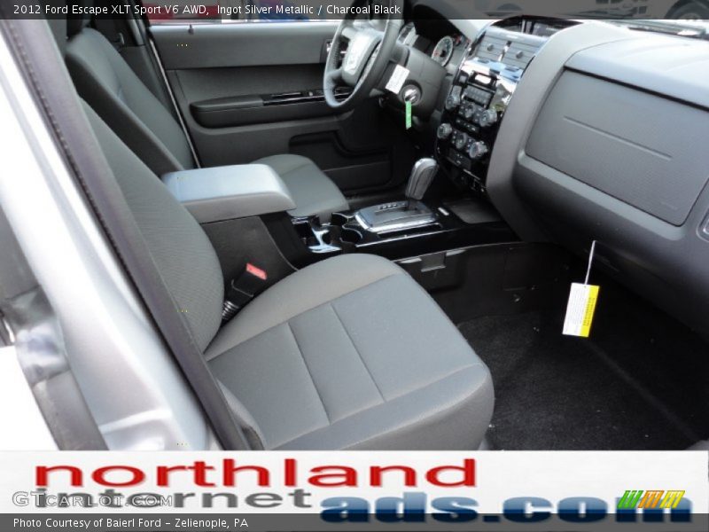 Ingot Silver Metallic / Charcoal Black 2012 Ford Escape XLT Sport V6 AWD