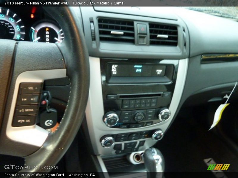 Tuxedo Black Metallic / Camel 2010 Mercury Milan V6 Premier AWD