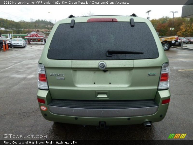 Kiwi Green Metallic / Greystone/Stone Alcantara 2010 Mercury Mariner V6 Premier 4WD