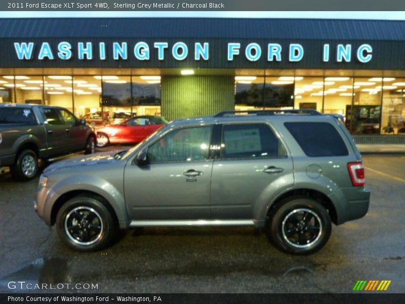 Sterling Grey Metallic / Charcoal Black 2011 Ford Escape XLT Sport 4WD