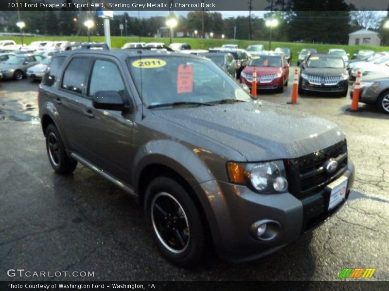 Sterling Grey Metallic / Charcoal Black 2011 Ford Escape XLT Sport 4WD