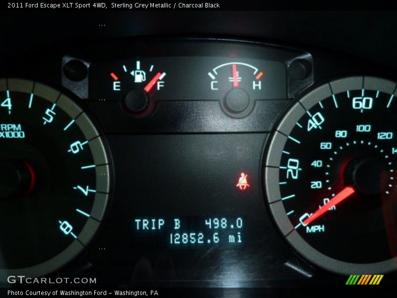 Sterling Grey Metallic / Charcoal Black 2011 Ford Escape XLT Sport 4WD