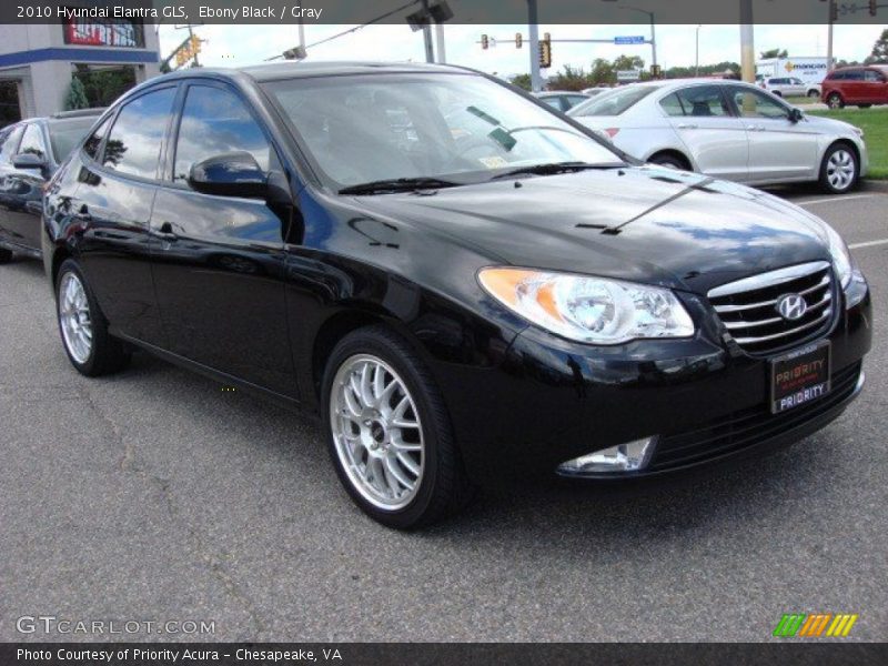Front 3/4 View of 2010 Elantra GLS